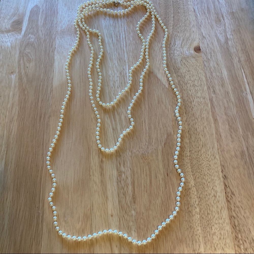 Set of 3 Faux Pearl Necklaces